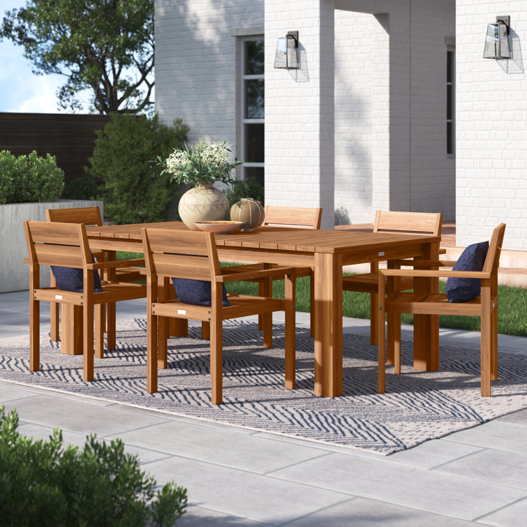 6 person outdoor discount table and chairs